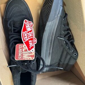 Vans Black Canvas High-Tops